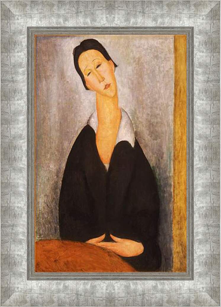 Картина в раме - Portrait of a Polish Woman. Портрет польки. Амедео Модильяни
