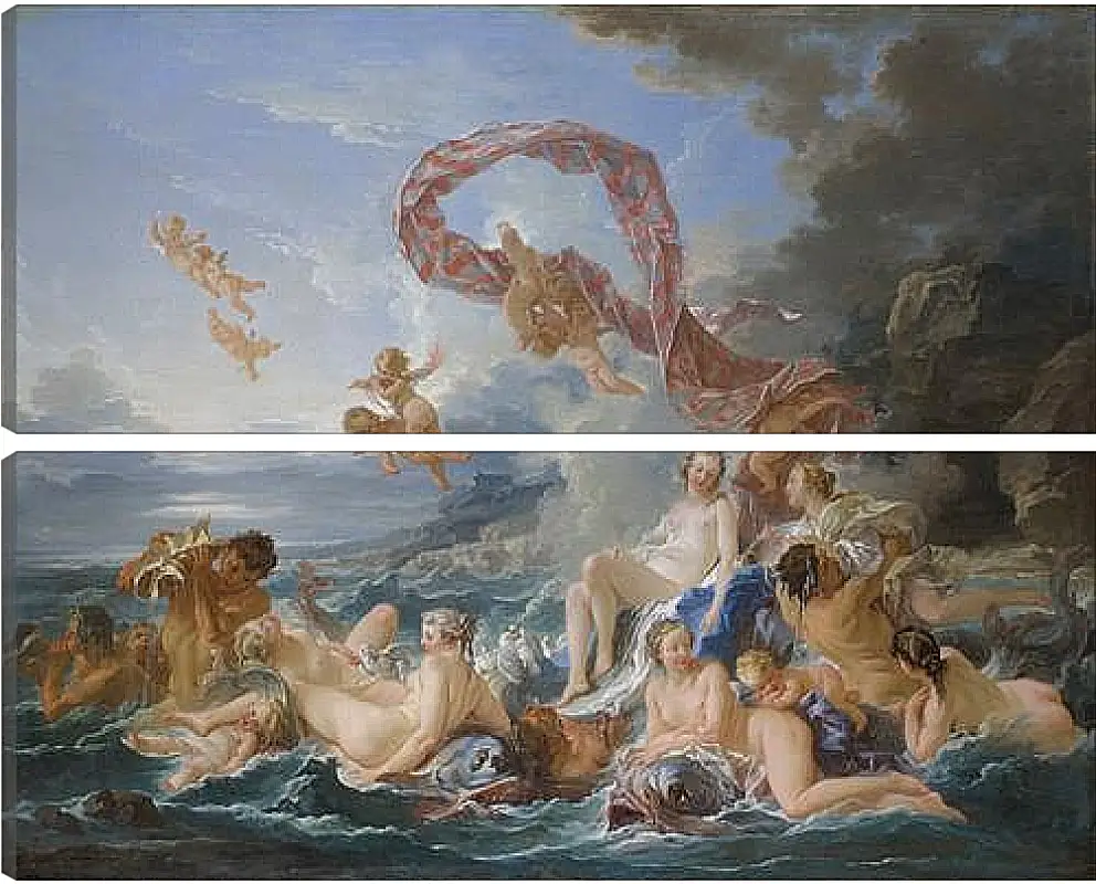 Модульная картина - The Triumph of Venus. Франсуа Буше