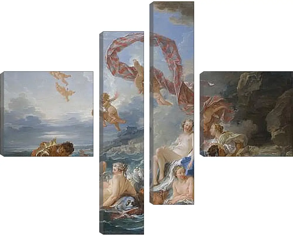 Модульная картина - The Triumph of Venus. Франсуа Буше