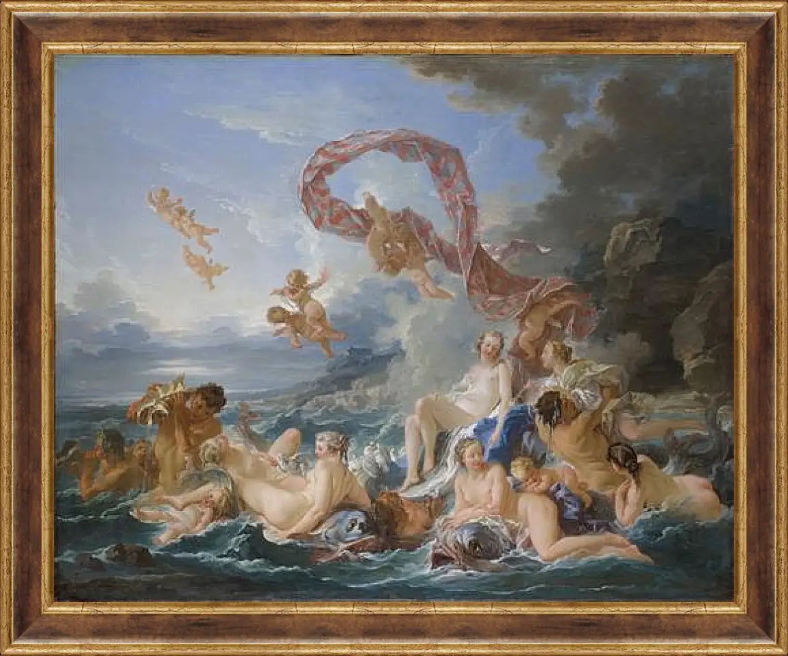 Картина в раме - The Triumph of Venus. Франсуа Буше