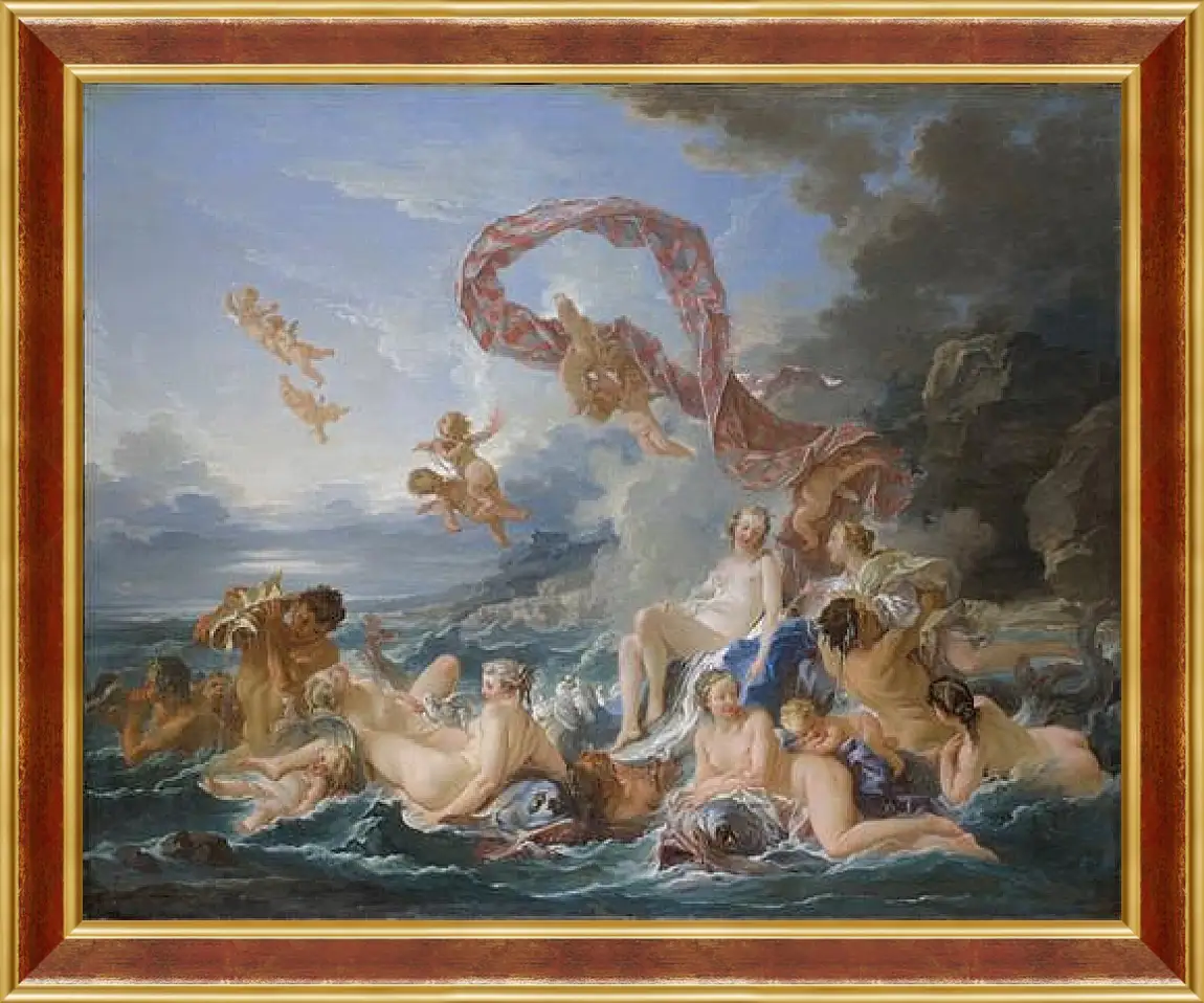 Картина в раме - The Triumph of Venus. Франсуа Буше