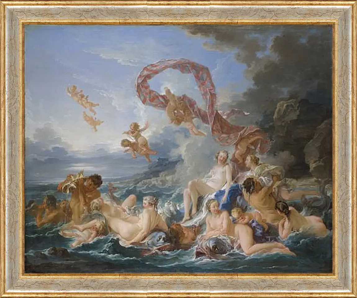 Картина в раме - The Triumph of Venus. Франсуа Буше
