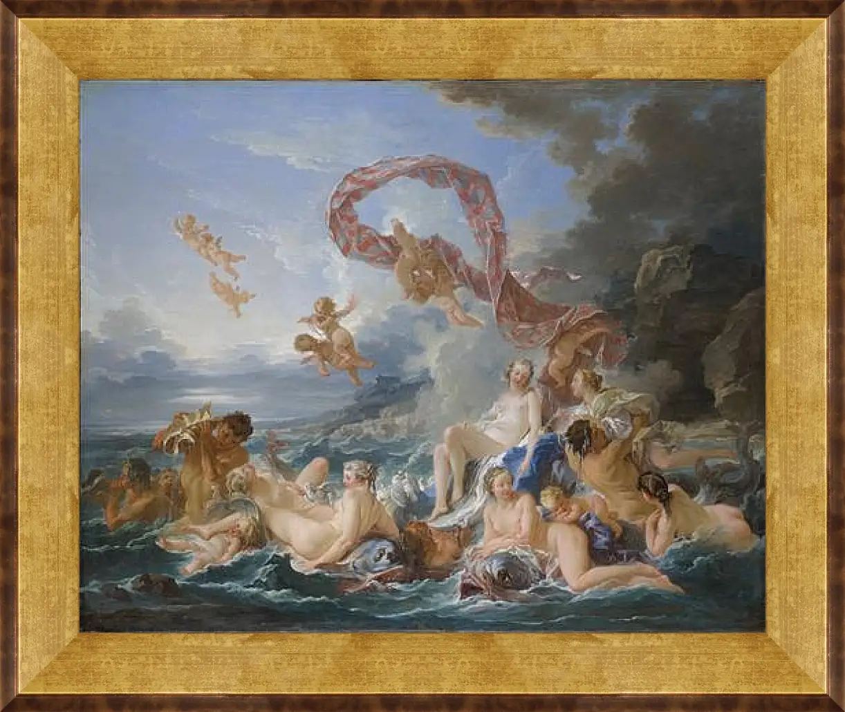 Картина в раме - The Triumph of Venus. Франсуа Буше