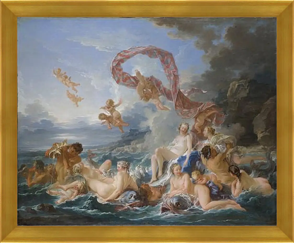 Картина в раме - The Triumph of Venus. Франсуа Буше