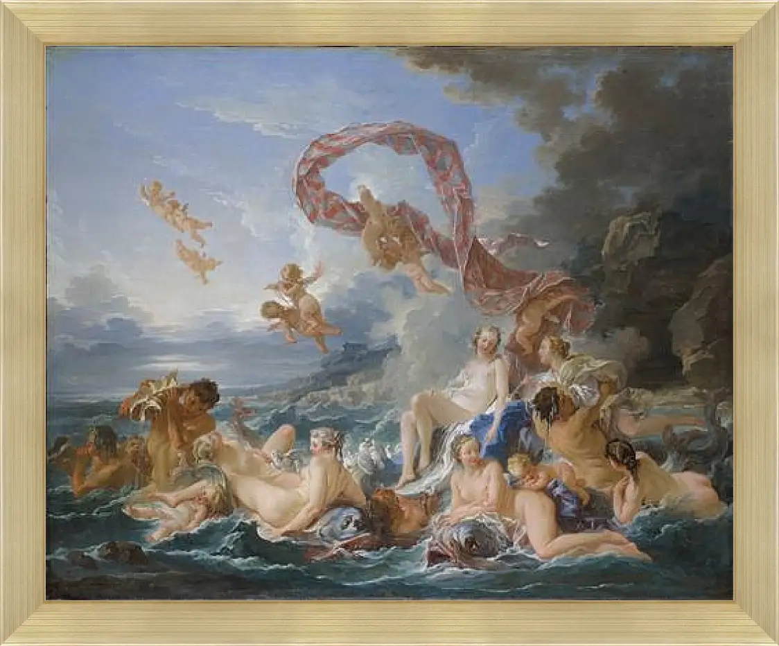 Картина в раме - The Triumph of Venus. Франсуа Буше