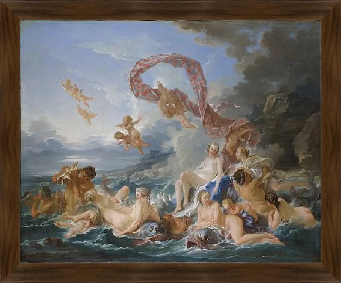 Картина в раме - The Triumph of Venus. Франсуа Буше