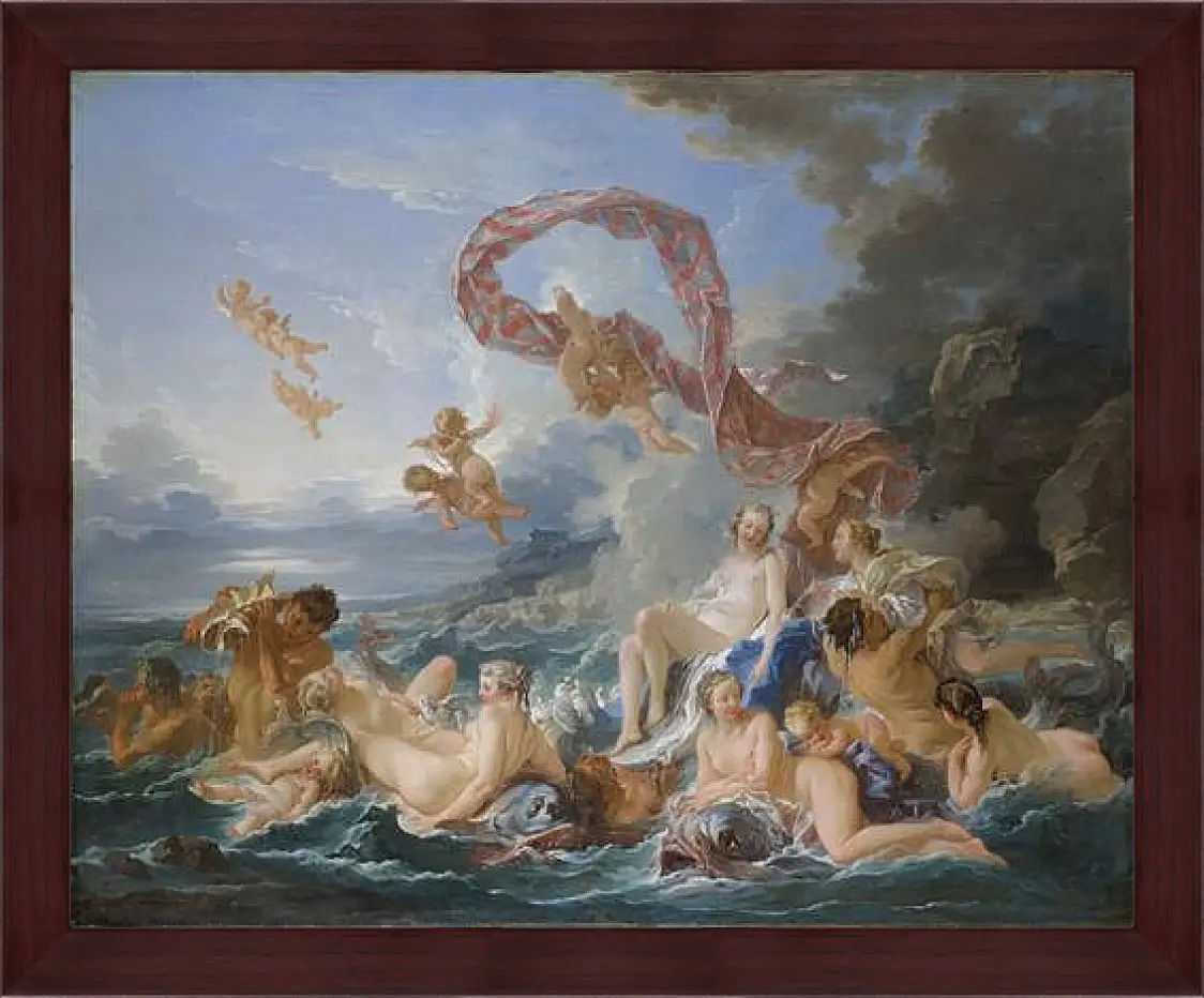 Картина в раме - The Triumph of Venus. Франсуа Буше