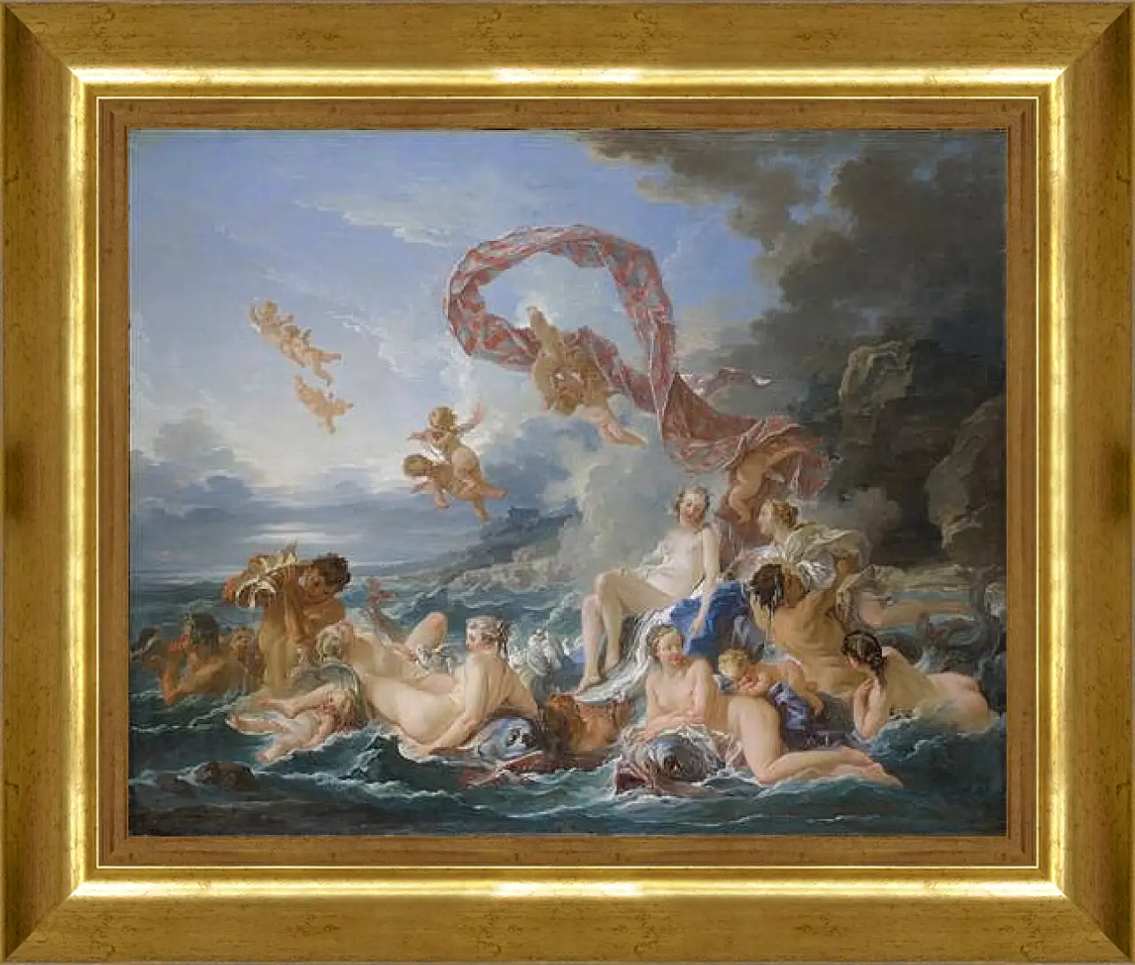 Картина в раме - The Triumph of Venus. Франсуа Буше