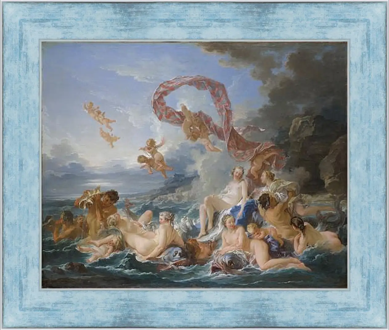 Картина в раме - The Triumph of Venus. Франсуа Буше