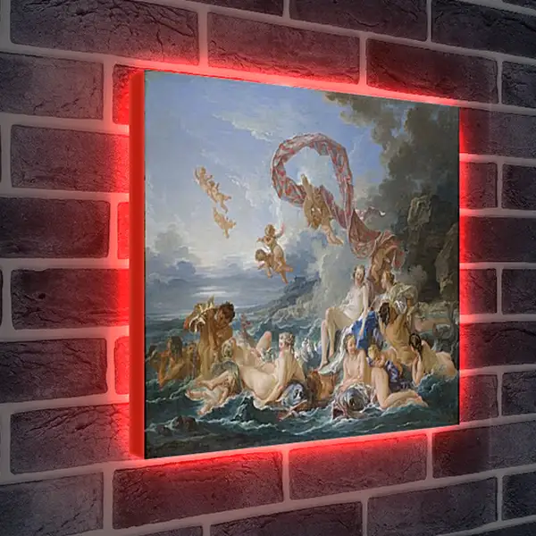 Лайтбокс световая панель - The Triumph of Venus. Франсуа Буше