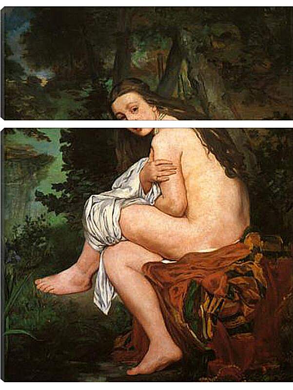 Модульная картина - The Surprised Nymph. Эдуард Мане