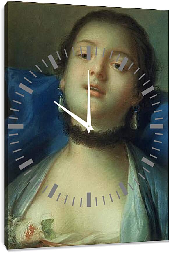Часы картина - портрет. Франсуа Буше
