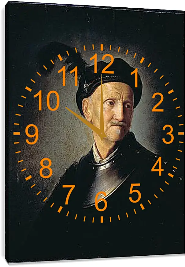 Часы картина - Portrait of a Man. Рембрандт