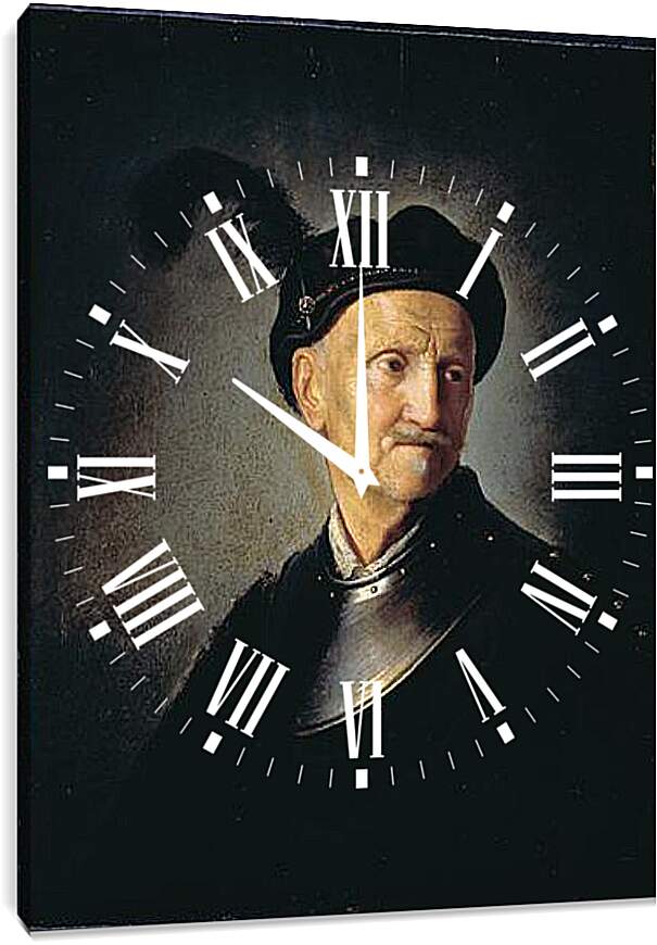 Часы картина - Portrait of a Man. Рембрандт