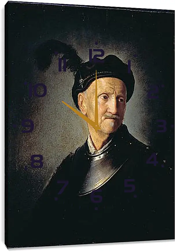 Часы картина - Portrait of a Man. Рембрандт