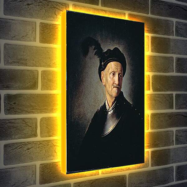 Лайтбокс световая панель - Portrait of a Man. Рембрандт