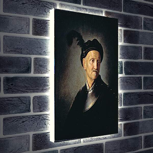 Лайтбокс световая панель - Portrait of a Man. Рембрандт
