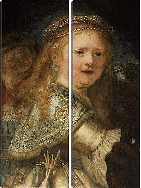 Модульная картина - Saskia van Uylenburgh. Рембрандт