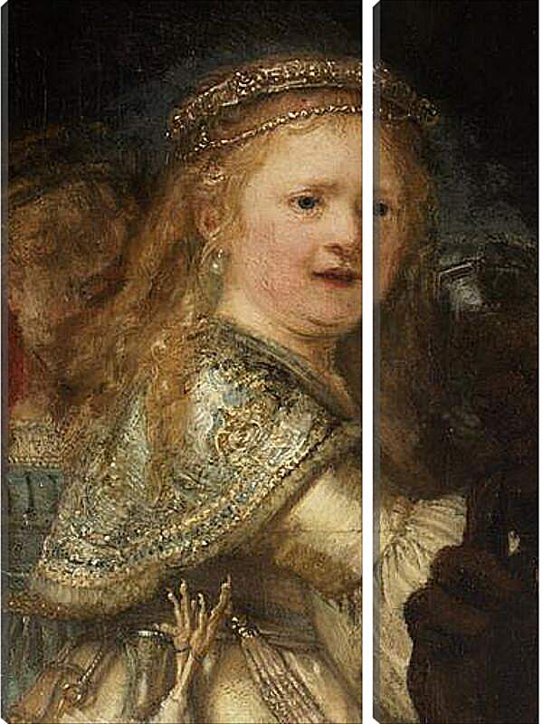 Модульная картина - Saskia van Uylenburgh. Рембрандт