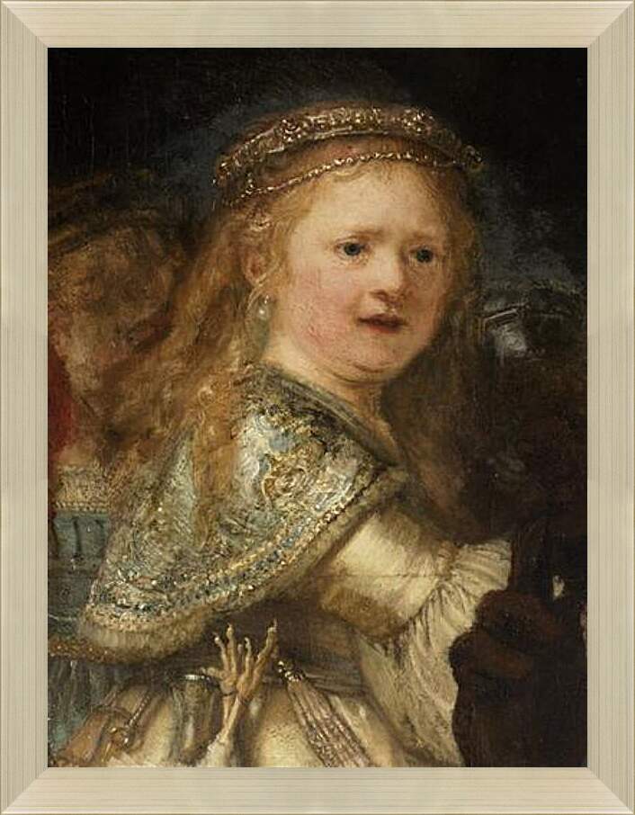 Картина в раме - Saskia van Uylenburgh. Рембрандт