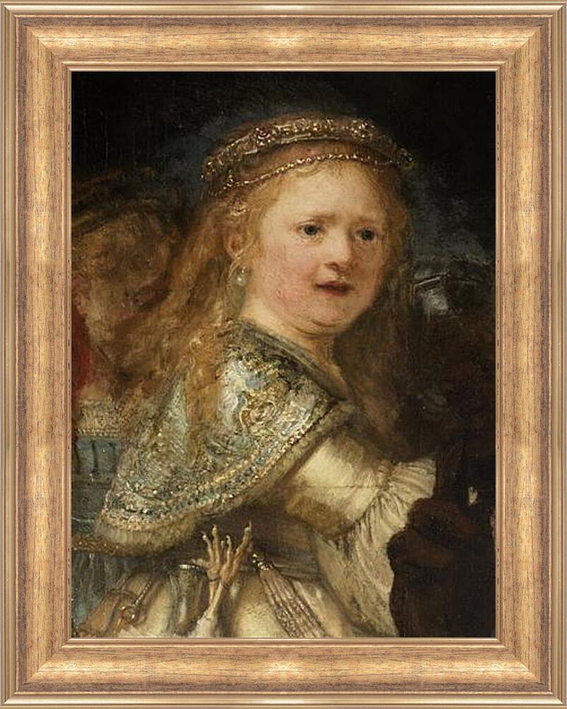 Картина в раме - Saskia van Uylenburgh. Рембрандт
