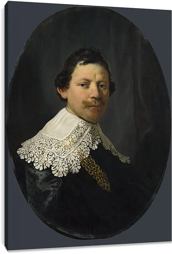 Постер и плакат - Portrait of Philips Lucasz (Рембрандт). Рембрандт