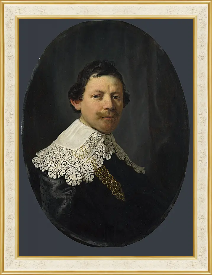 Картина в раме - Portrait of Philips Lucasz (Рембрандт). Рембрандт