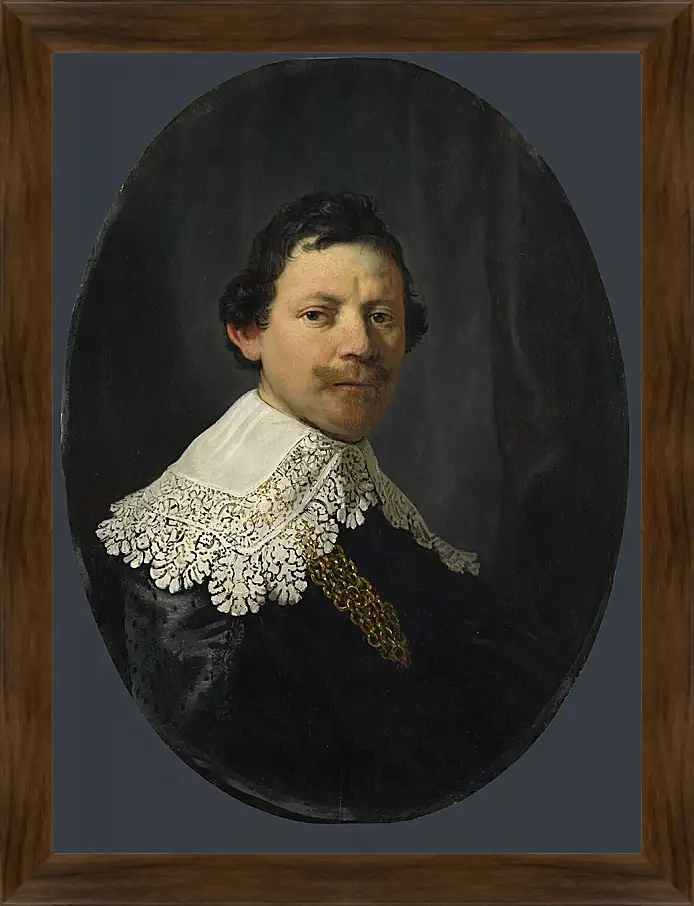 Картина в раме - Portrait of Philips Lucasz (Рембрандт). Рембрандт