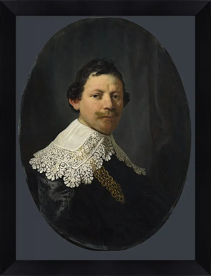 Картина в раме - Portrait of Philips Lucasz (Рембрандт). Рембрандт