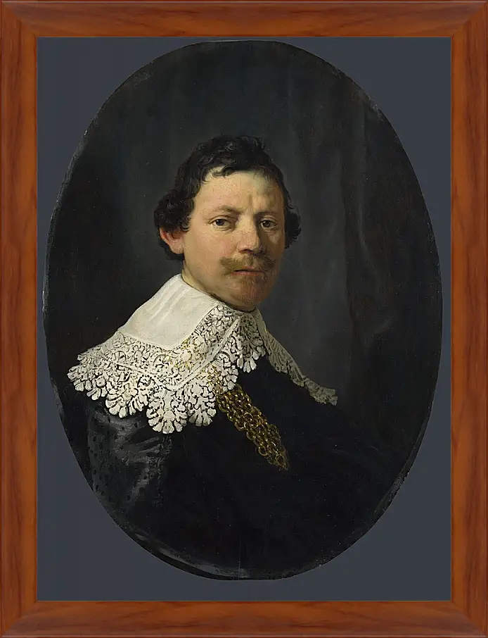 Картина в раме - Portrait of Philips Lucasz (Рембрандт). Рембрандт