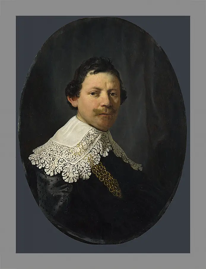 Картина в раме - Portrait of Philips Lucasz (Рембрандт). Рембрандт