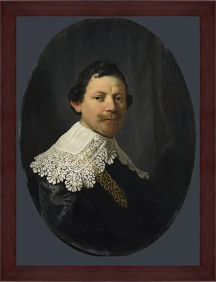 Картина в раме - Portrait of Philips Lucasz (Рембрандт). Рембрандт