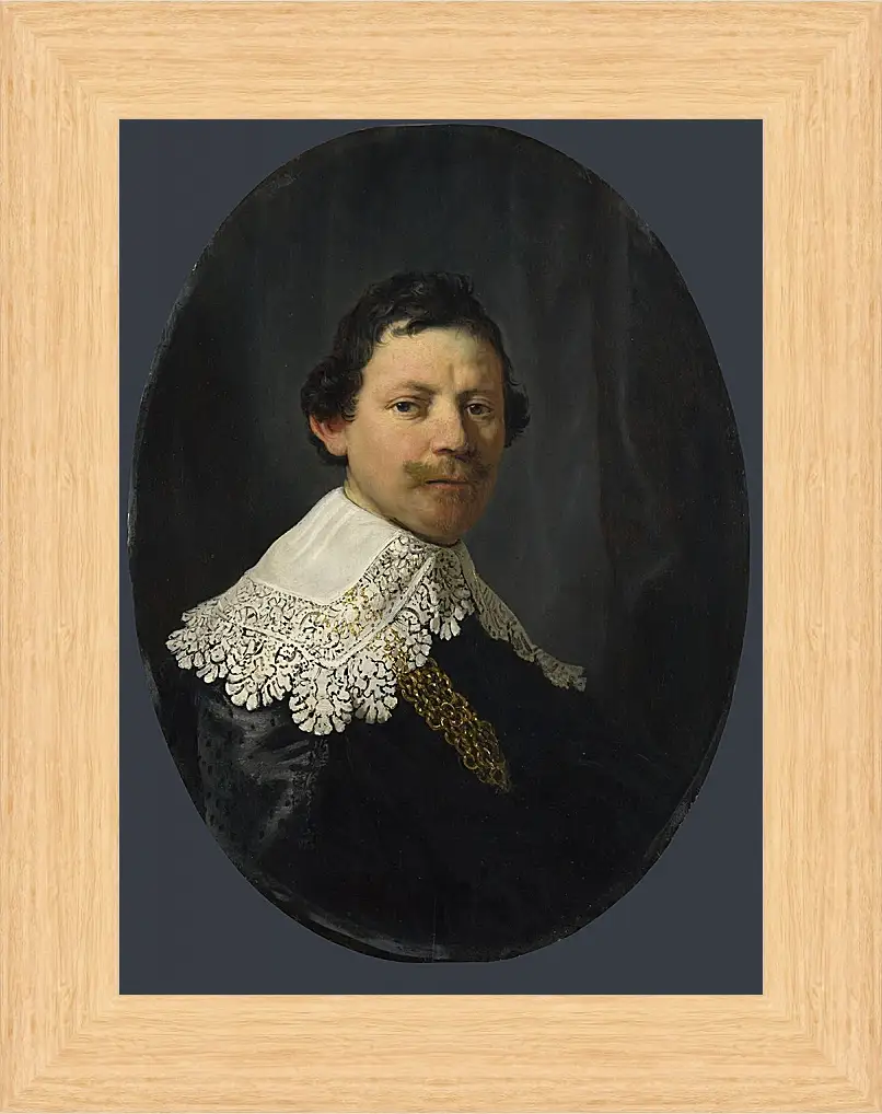 Картина в раме - Portrait of Philips Lucasz (Рембрандт). Рембрандт