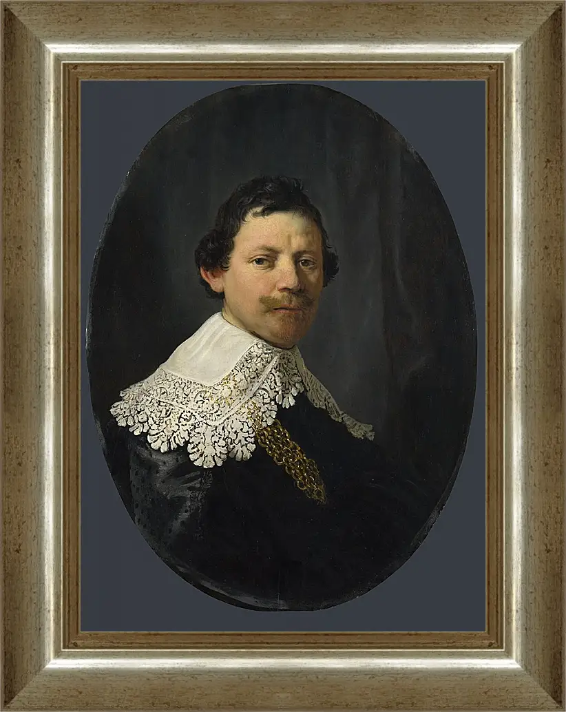 Картина в раме - Portrait of Philips Lucasz (Рембрандт). Рембрандт