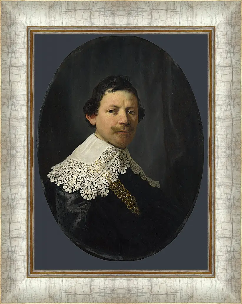 Картина в раме - Portrait of Philips Lucasz (Рембрандт). Рембрандт