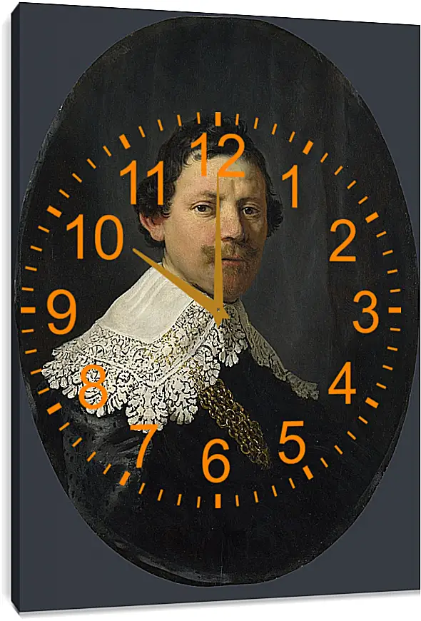 Часы картина - Portrait of Philips Lucasz (Рембрандт). Рембрандт