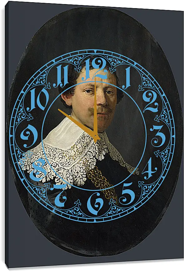 Часы картина - Portrait of Philips Lucasz (Рембрандт). Рембрандт