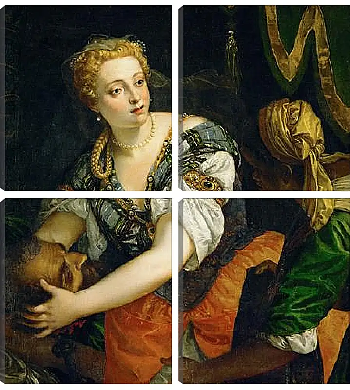 Модульная картина - Judith with the Head of Holofernes. Паоло Веронезе