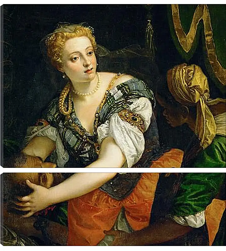 Модульная картина - Judith with the Head of Holofernes. Паоло Веронезе
