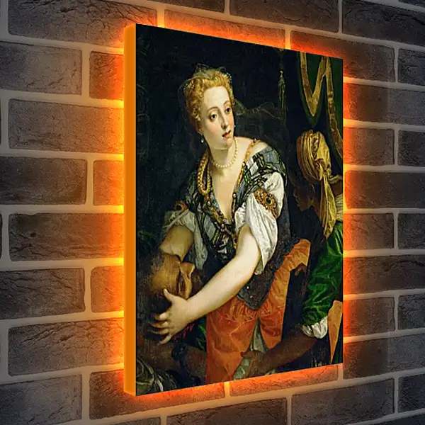 Лайтбокс световая панель - Judith with the Head of Holofernes. Паоло Веронезе