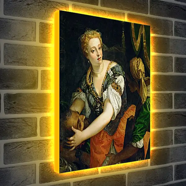 Лайтбокс световая панель - Judith with the Head of Holofernes. Паоло Веронезе