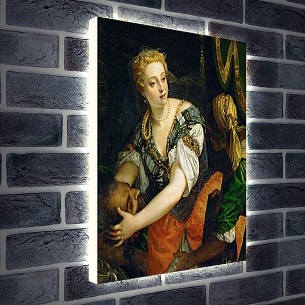 Лайтбокс световая панель - Judith with the Head of Holofernes. Паоло Веронезе