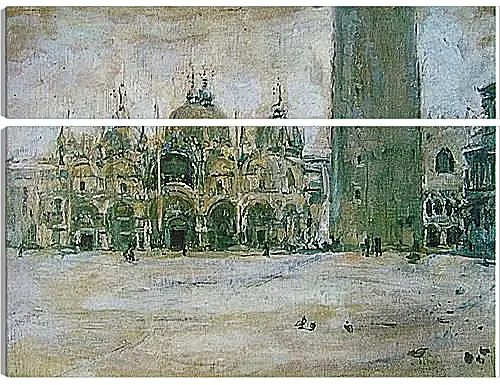 Модульная картина - площадь св. Валентин Александрович Серов