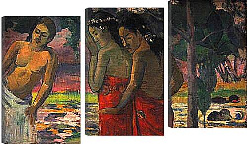 Модульная картина - Three Tahitian Women. Поль Гоген