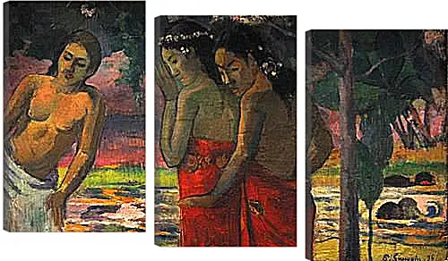 Модульная картина - Three Tahitian Women. Поль Гоген