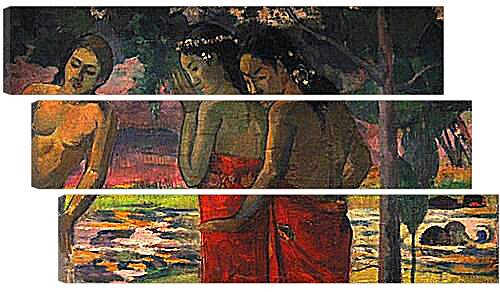 Модульная картина - Three Tahitian Women. Поль Гоген