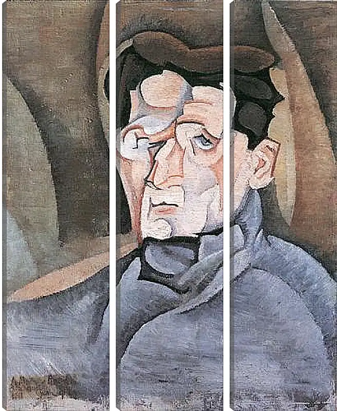 Модульная картина - Portrait Maurice Raynal. Хуан Грис