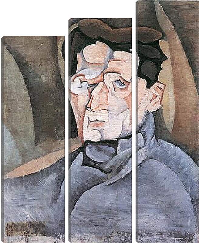 Модульная картина - Portrait Maurice Raynal. Хуан Грис