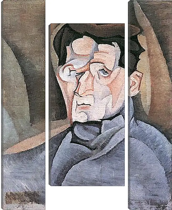 Модульная картина - Portrait Maurice Raynal. Хуан Грис