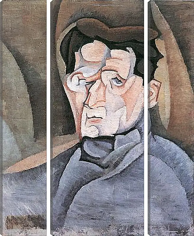 Модульная картина - Portrait Maurice Raynal. Хуан Грис